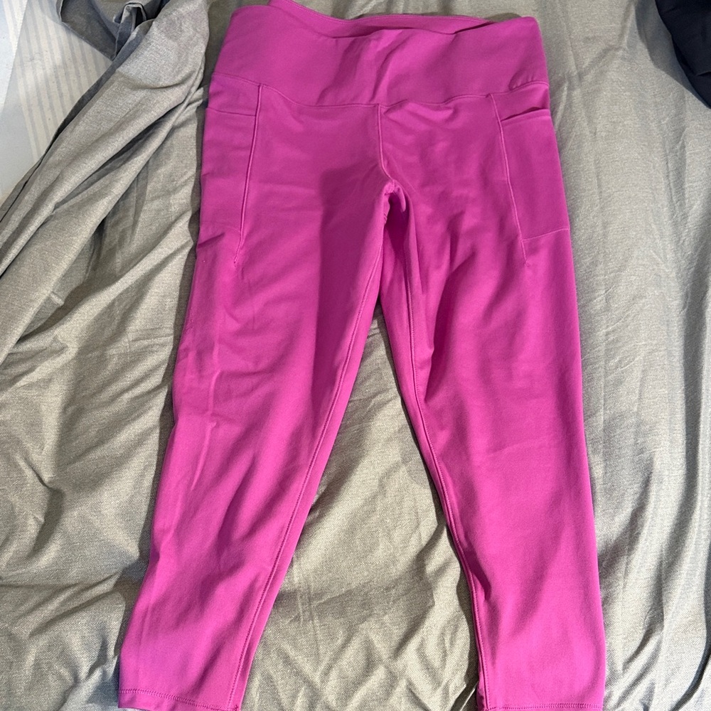 DANSKIN Bright  Magenta Active Leggings with Side Pockets